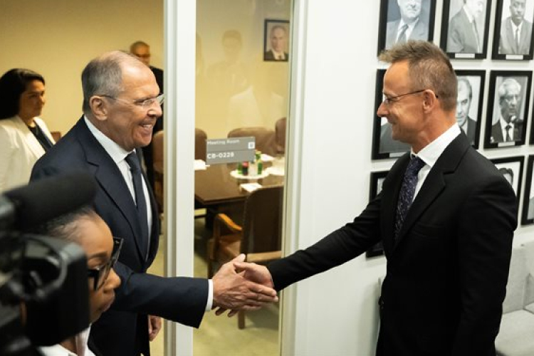 Szergej Lavrov orosz külügyminiszterrel tárgyalt Szijjártó Péter New Yorkban