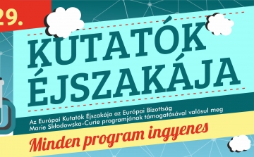 Pénteken indul a regisztráció a Kutatók éjszakájára